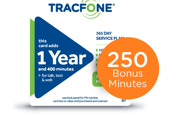 250 Bonus Minutes