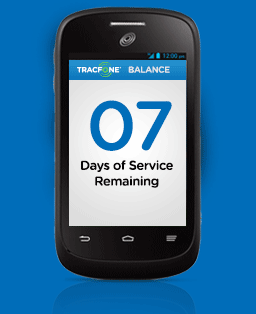 tracfone number service cell phone airtime account expires message days