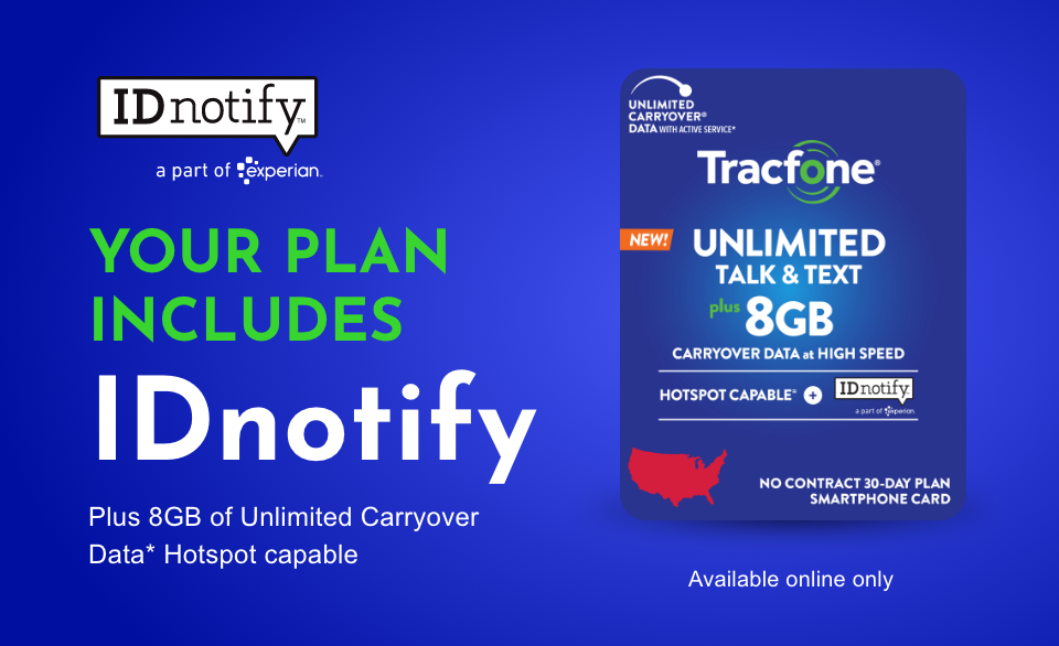 your plan includes IDnotify
