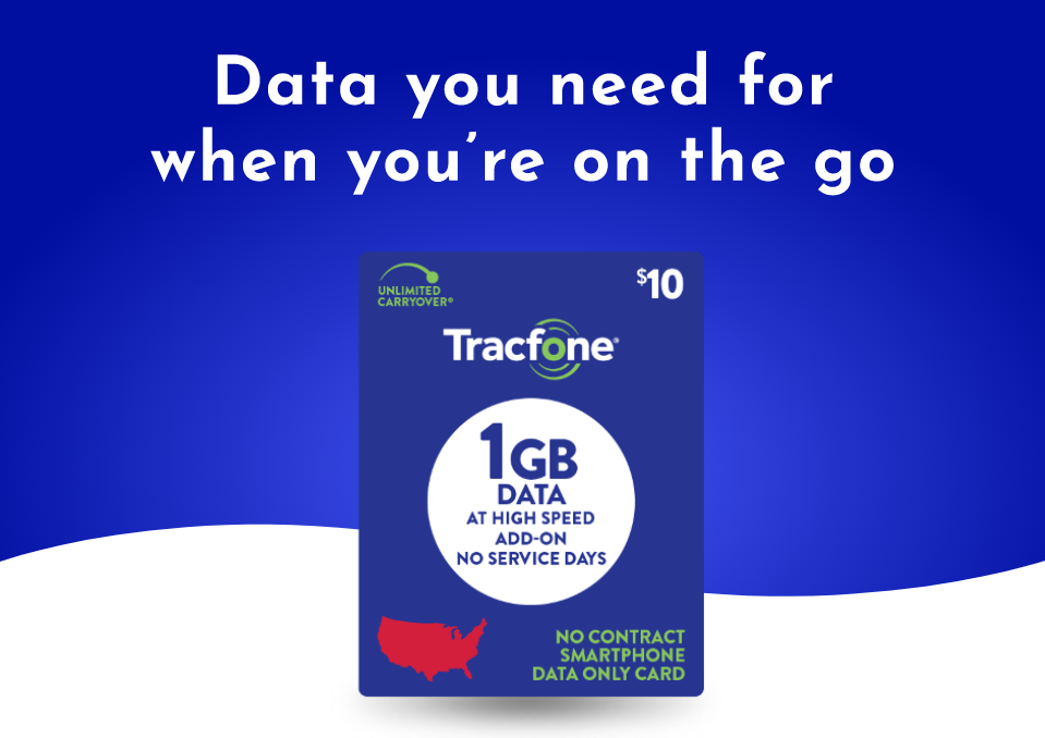 data you need for when you are on the go